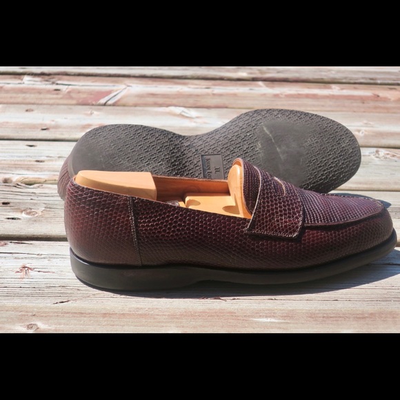John Lobb handmade lizard loafers brown - Picture 5 of 5